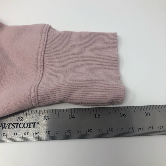Calvin Klein Performance Pink Cropped Sweatshirt Size Medium - Picture 9 of 9
